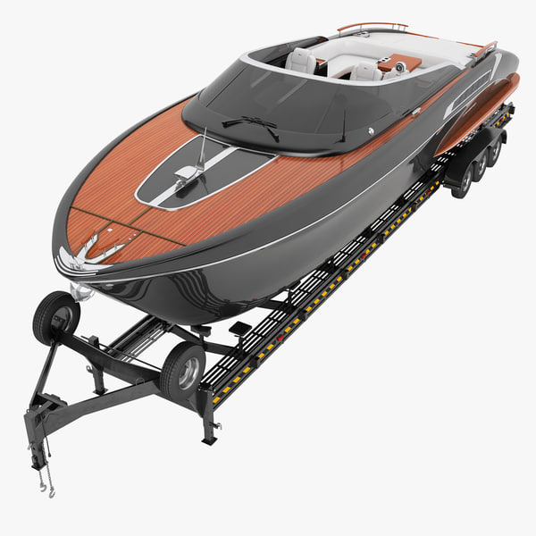 yacht trailer riva 3D model