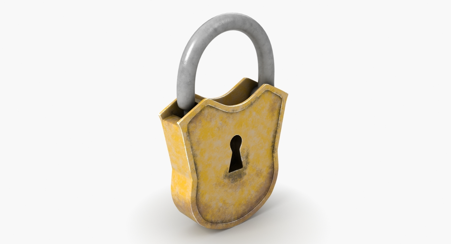 3D lock close - TurboSquid 1167273