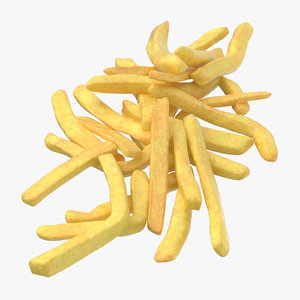 3D fries pile 02