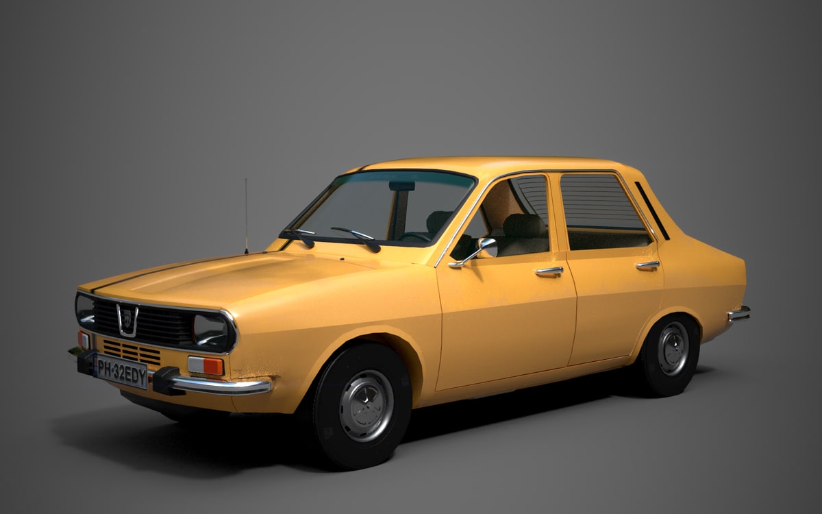 dacia 1300 2 3d model