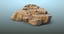 realistic set rock formations 3D
