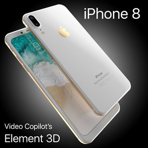 apple iphone 8 x 3D