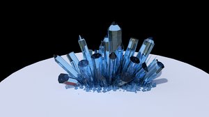 3D model quartz