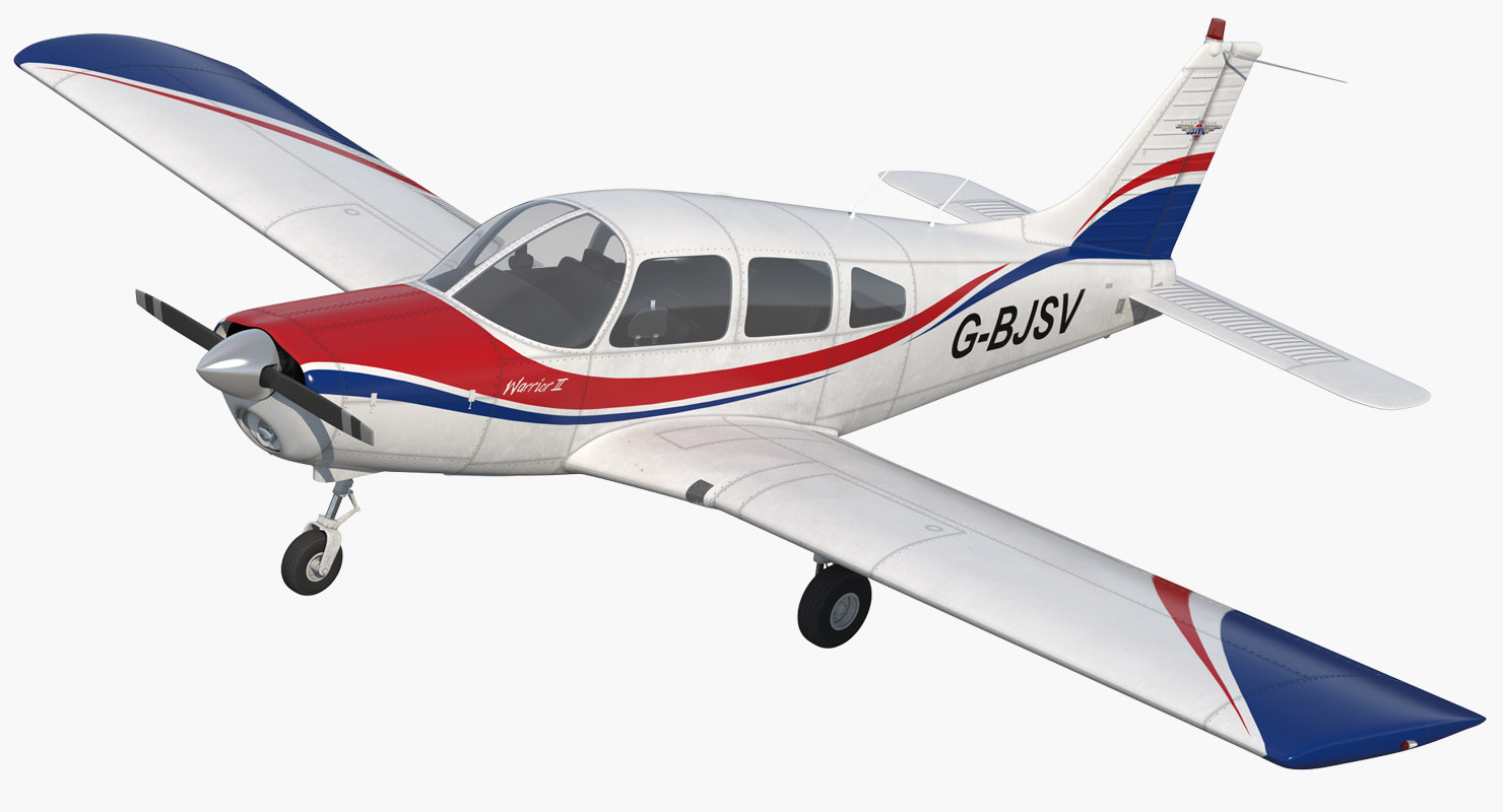 Piper pa28161 cherokee 3D model TurboSquid 1167482
