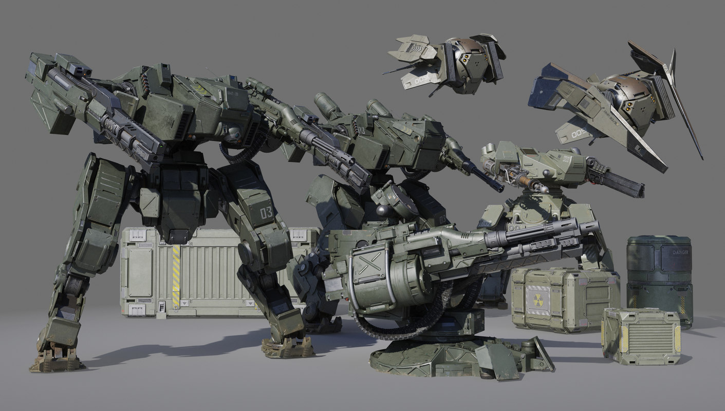 3D sci-fi military - TurboSquid 1167492