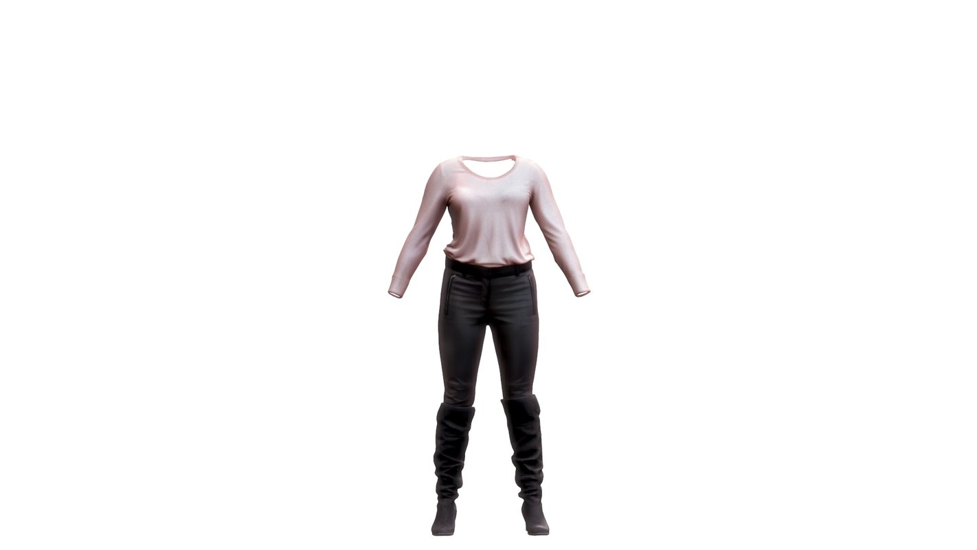 3D character clothes scan TurboSquid 1167549