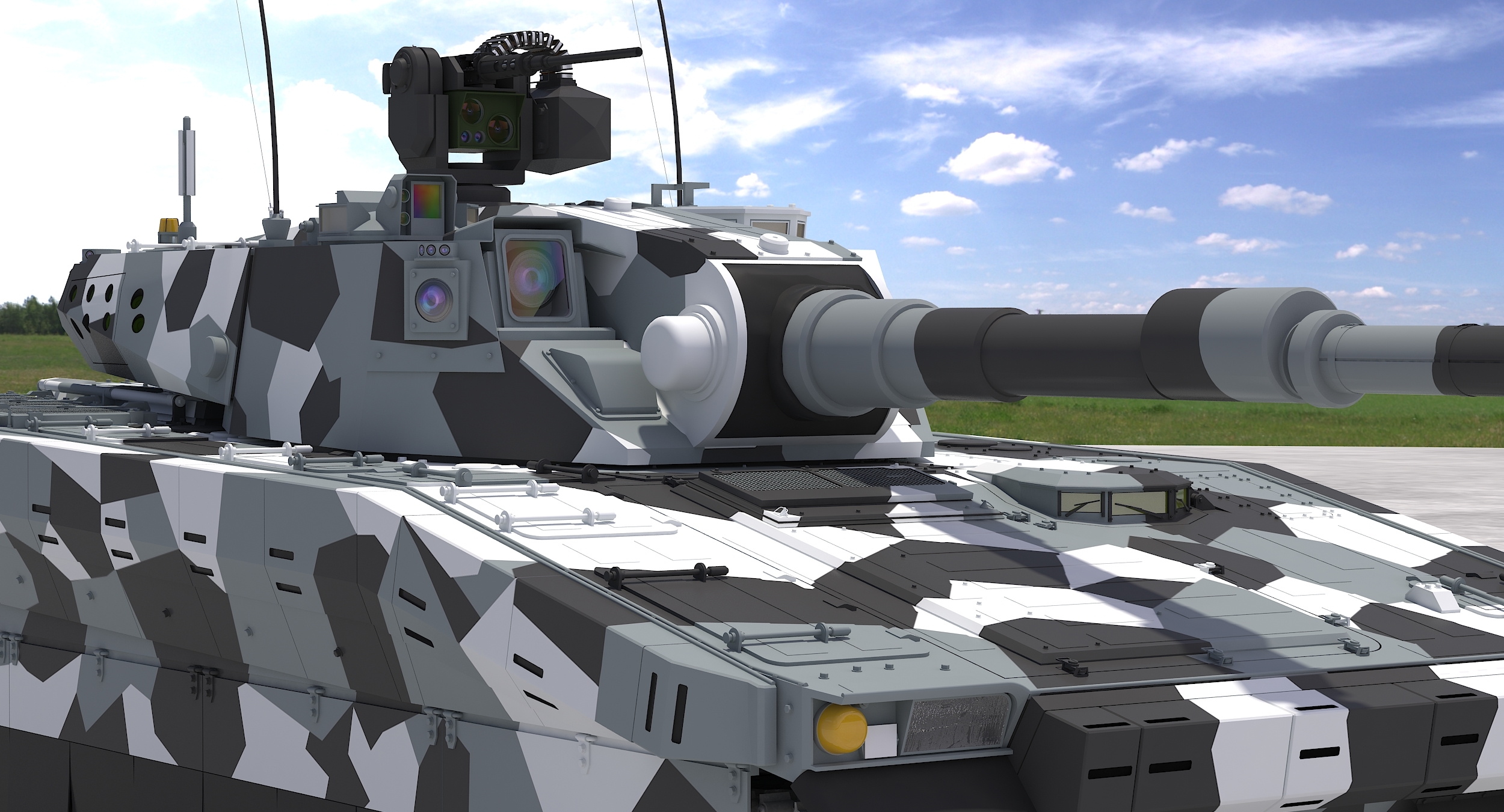 Cv90 120-t light tank 3D model - TurboSquid 1167618