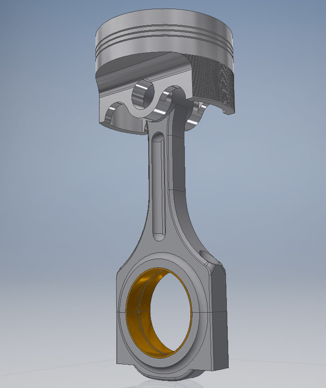 3D car engine piston TurboSquid 1167647