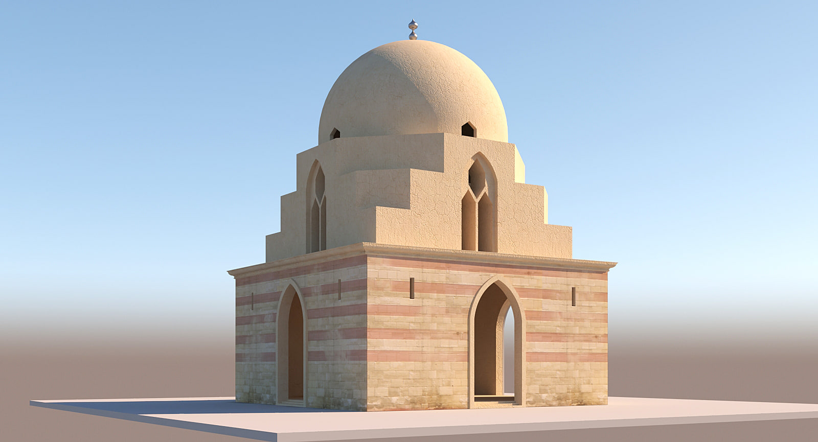 3d Building Islamic - Turbosquid 1167651