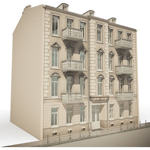 3D tenement house