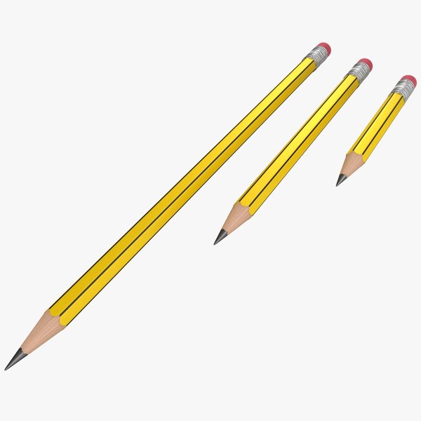 3d铅笔模型