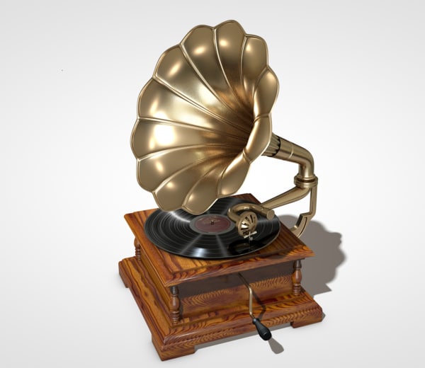 Gramophone 3D - TurboSquid 1167844 