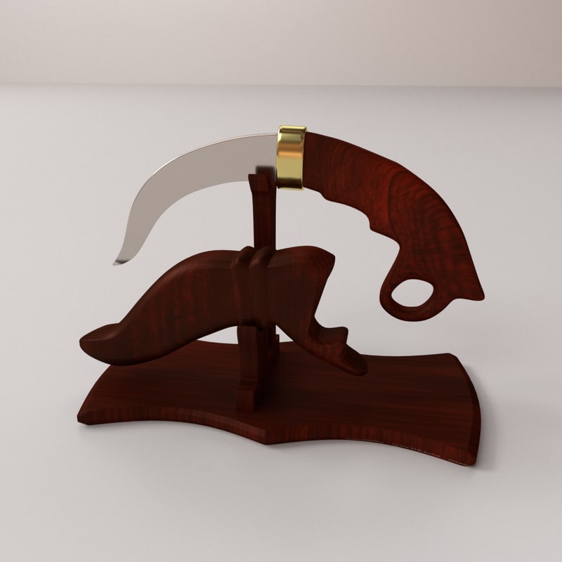 Kerambit 3DModell TurboSquid 1167877