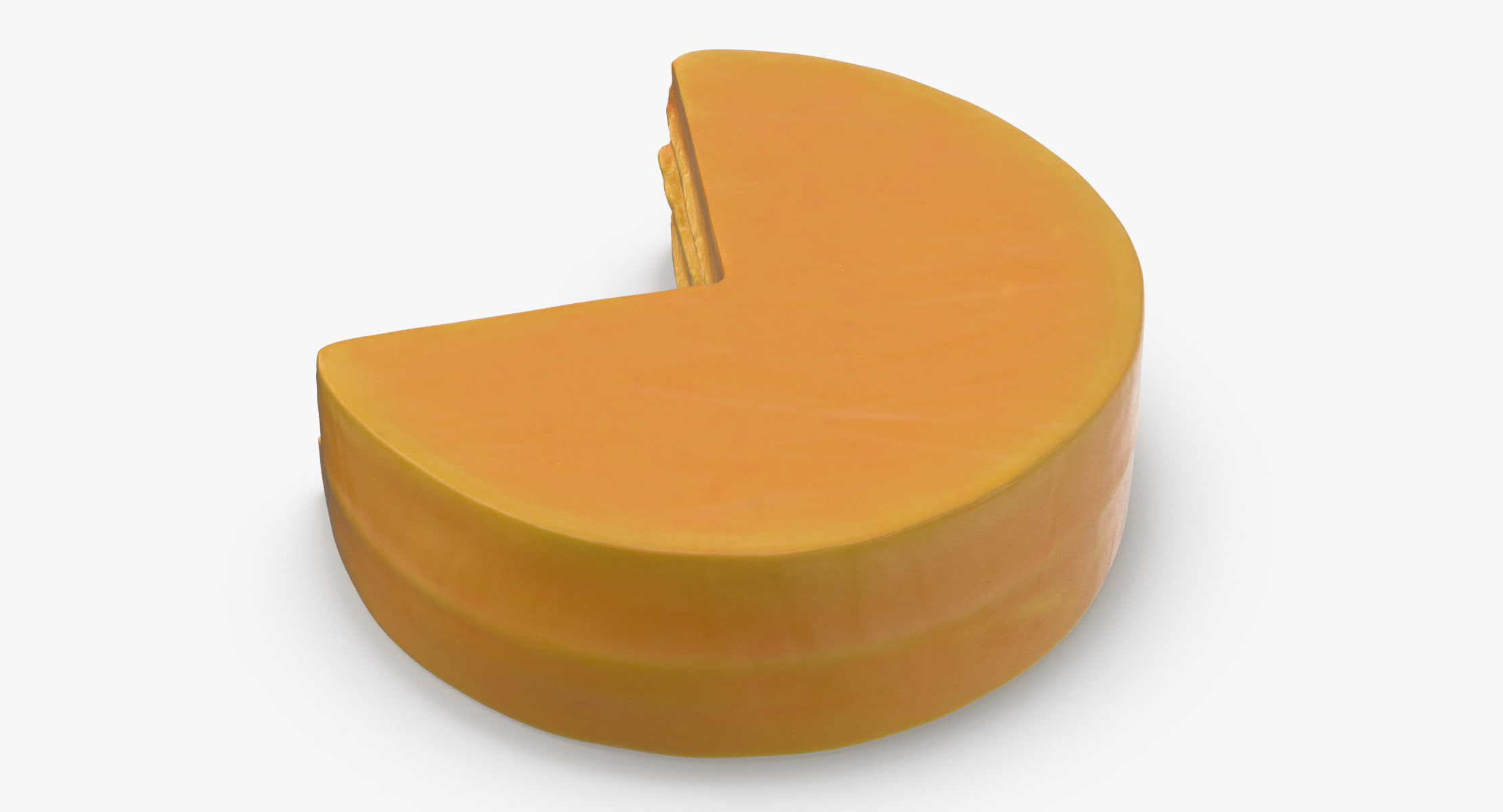 Cheddar Cheese Wheel Cut Model 3D TurboSquid 1167909