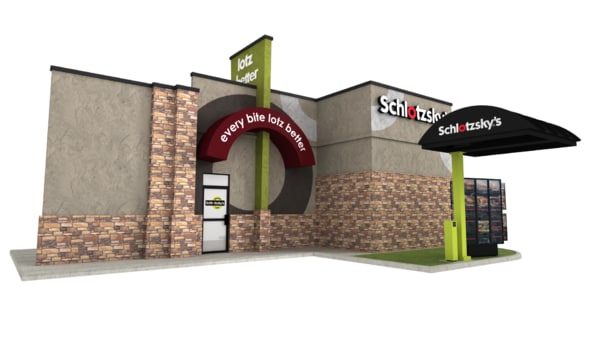 schlotzsky drive-thru 3D model