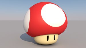 mushroom mario 3D model