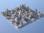 downtown city buildings 3D