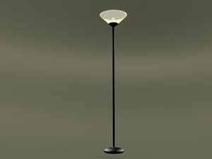 3D model torchiere lamp