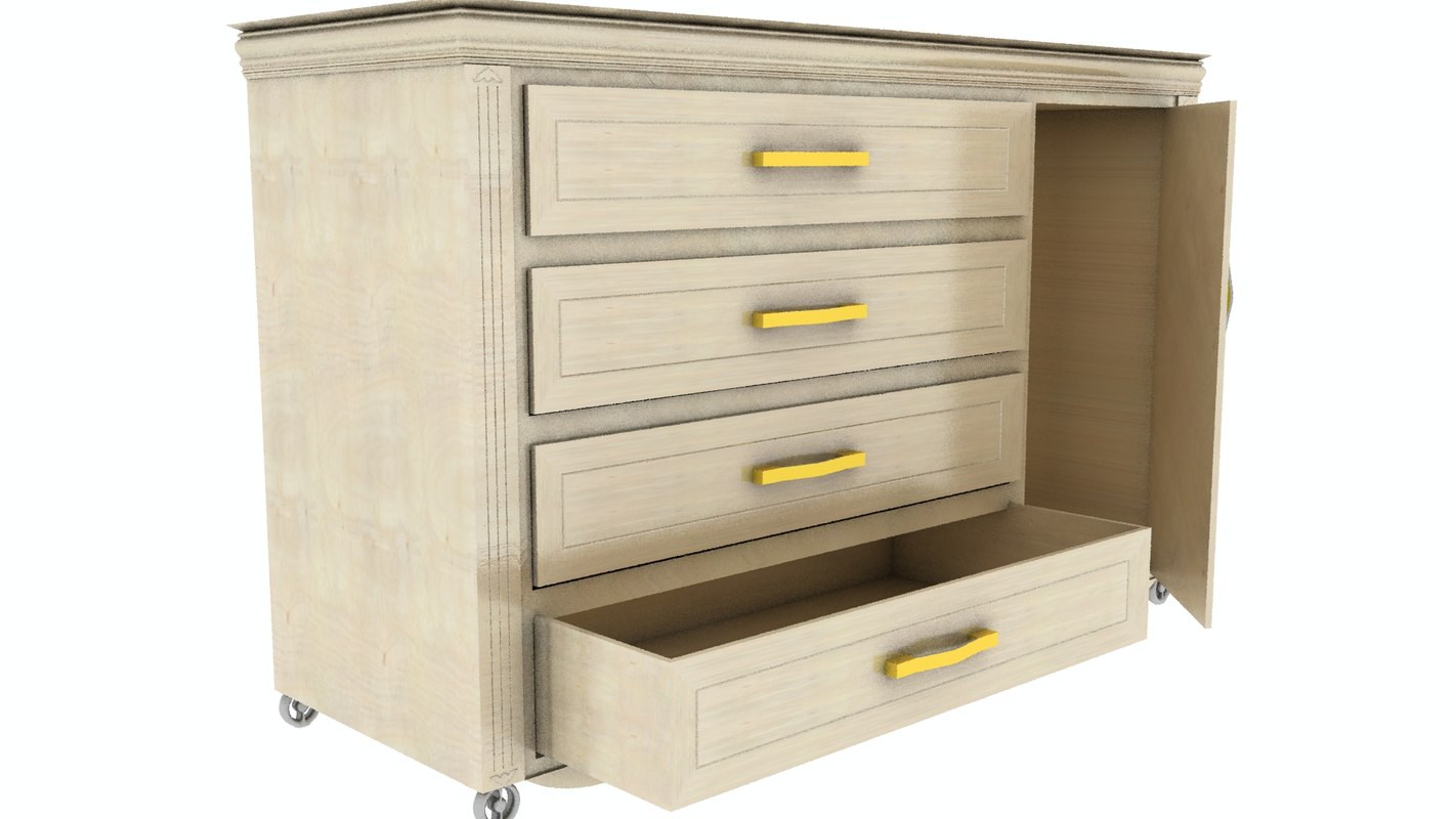 Chest drawers bathroom model TurboSquid 1168235