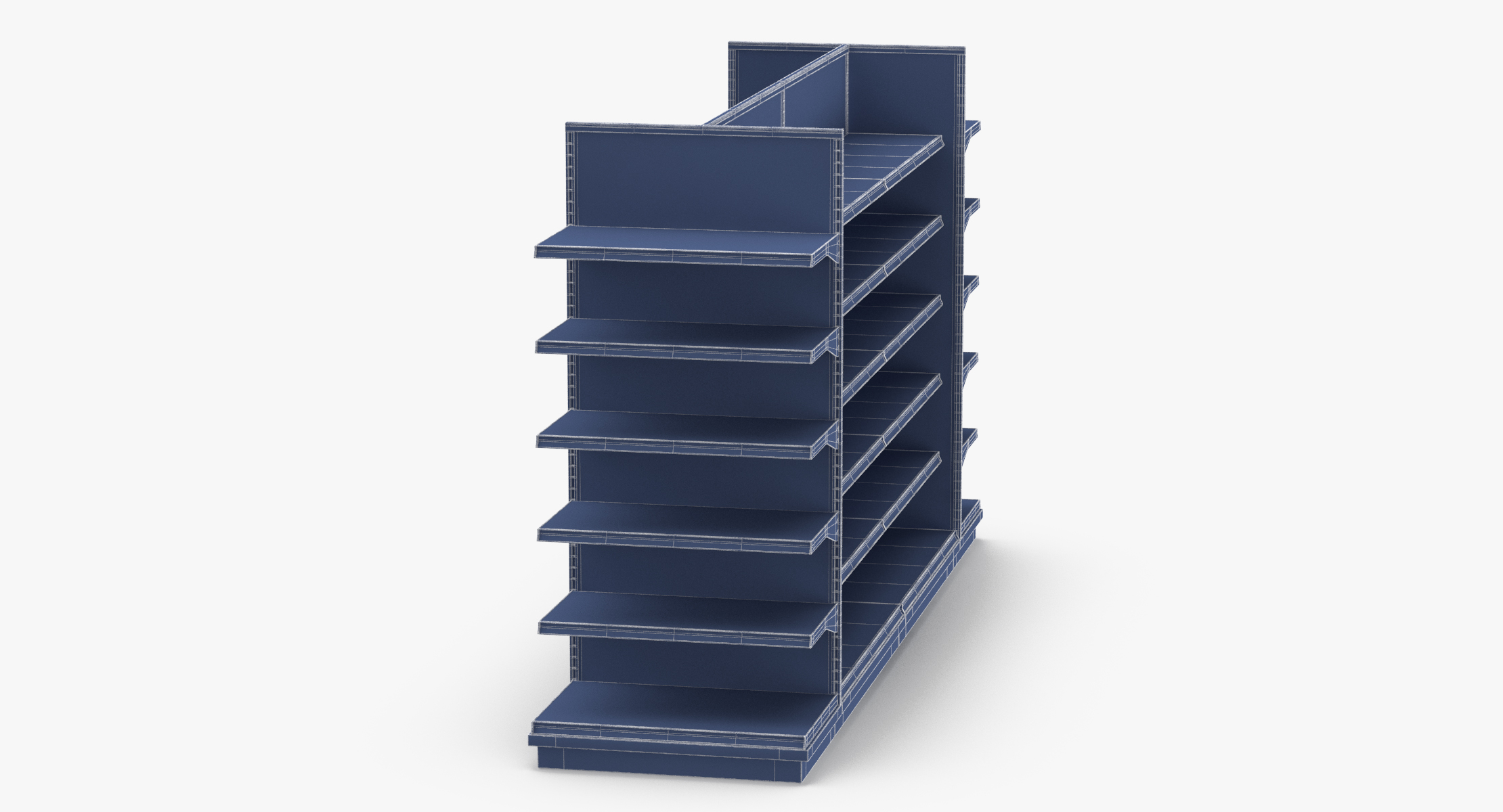 零售货架013d模型