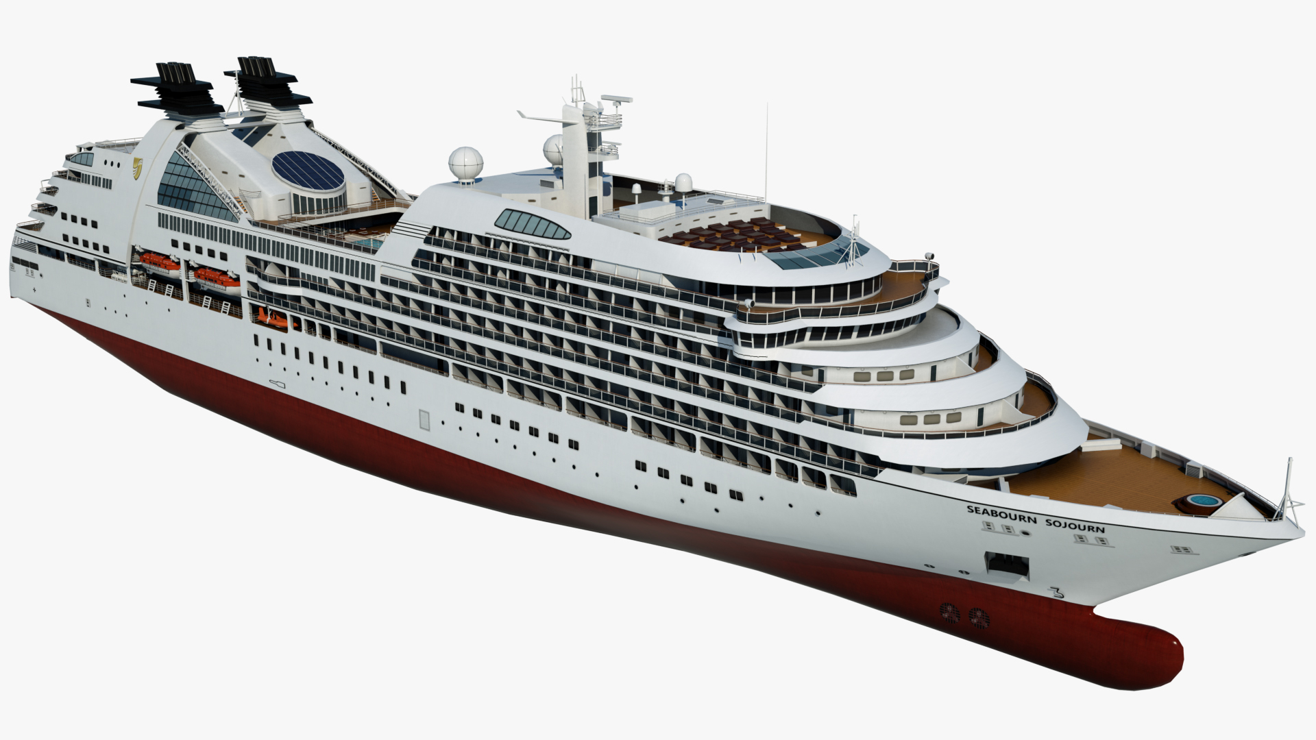 3d model of cruise ship