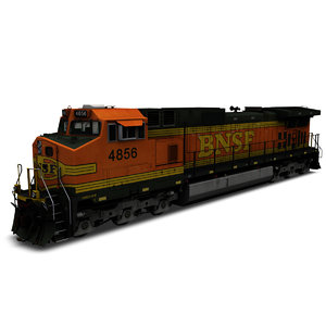 3D locomotive bnsf h2 model