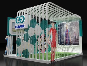 3D booth exhibition stand