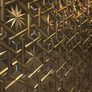 3D model islamic pattern