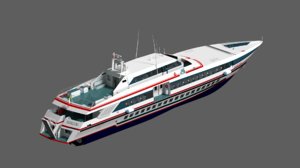 3D ferries interior model