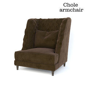 3D chole louhge chair designer