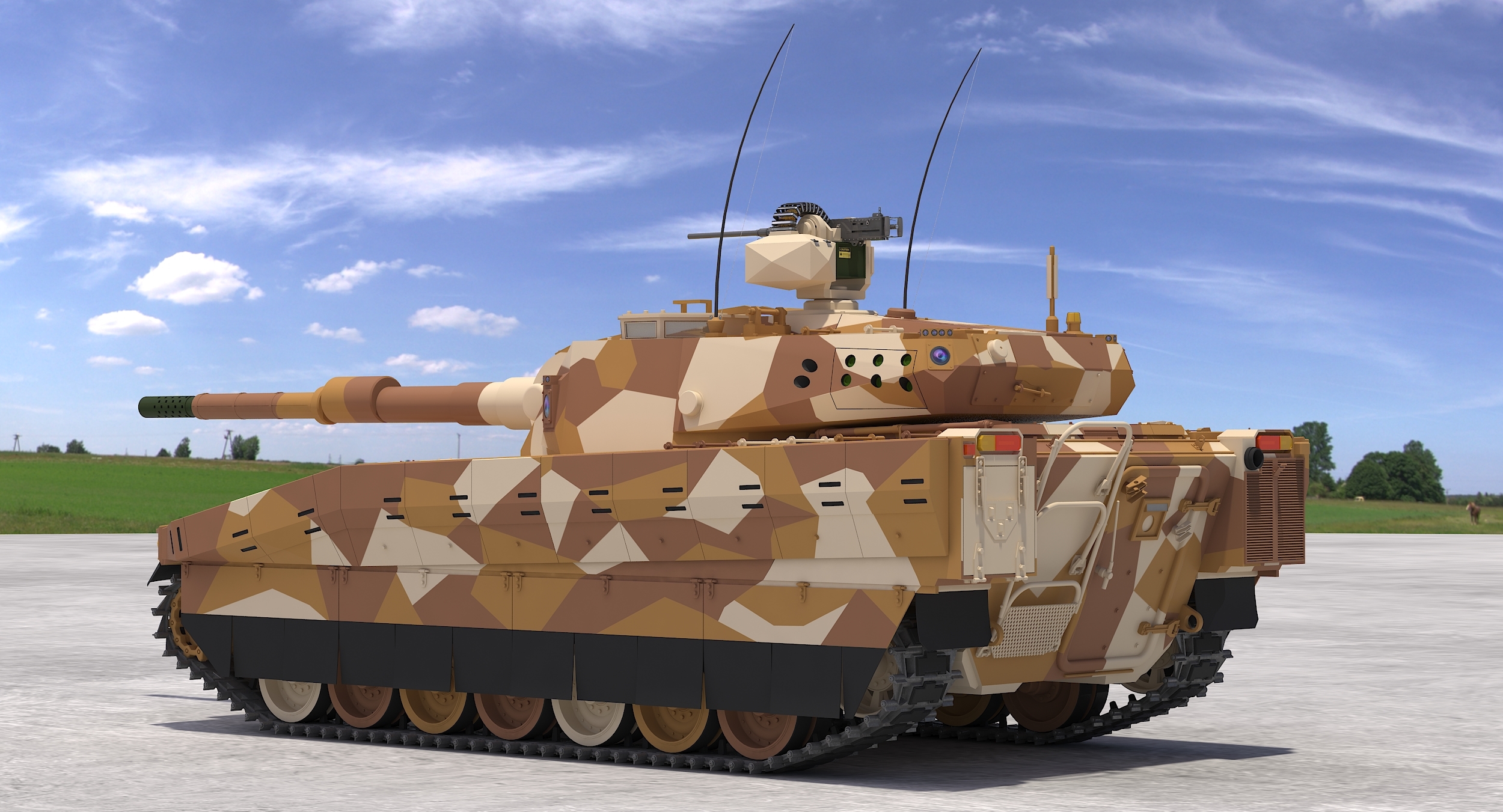 3D cv90 120-t light tank model - TurboSquid 1168784