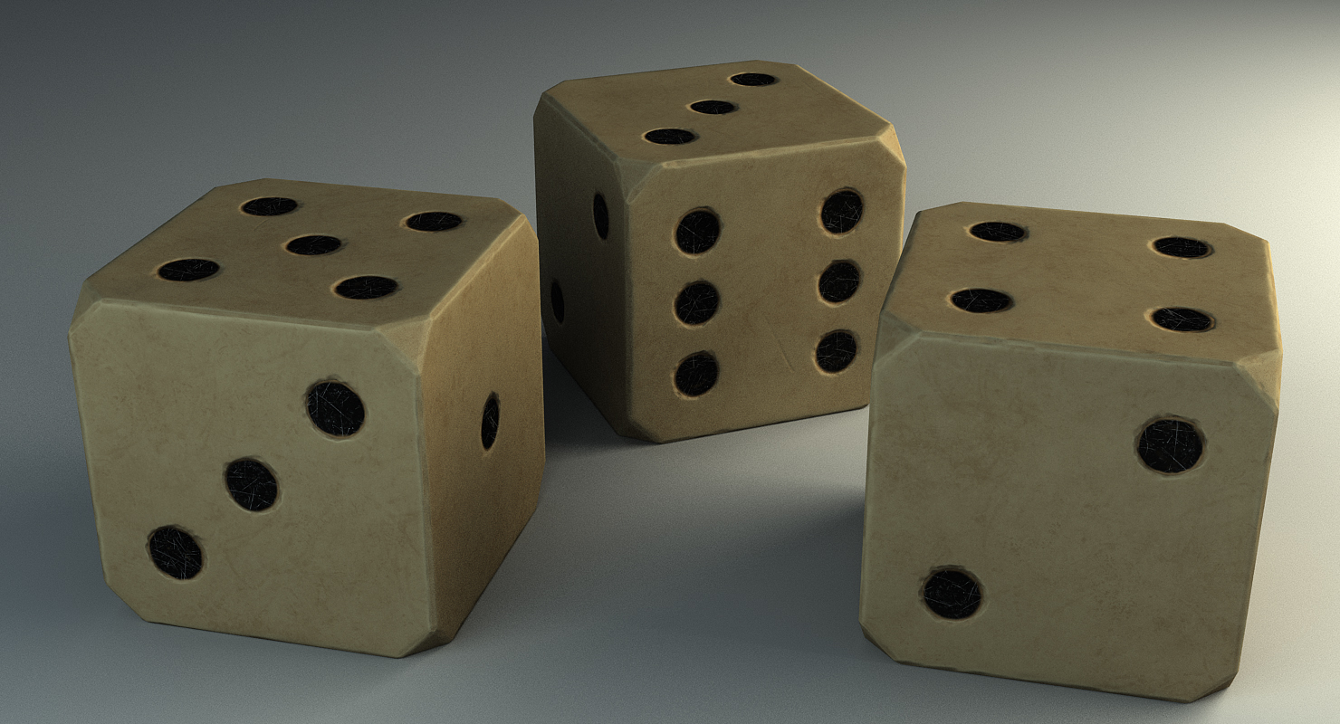 骰子3d模型