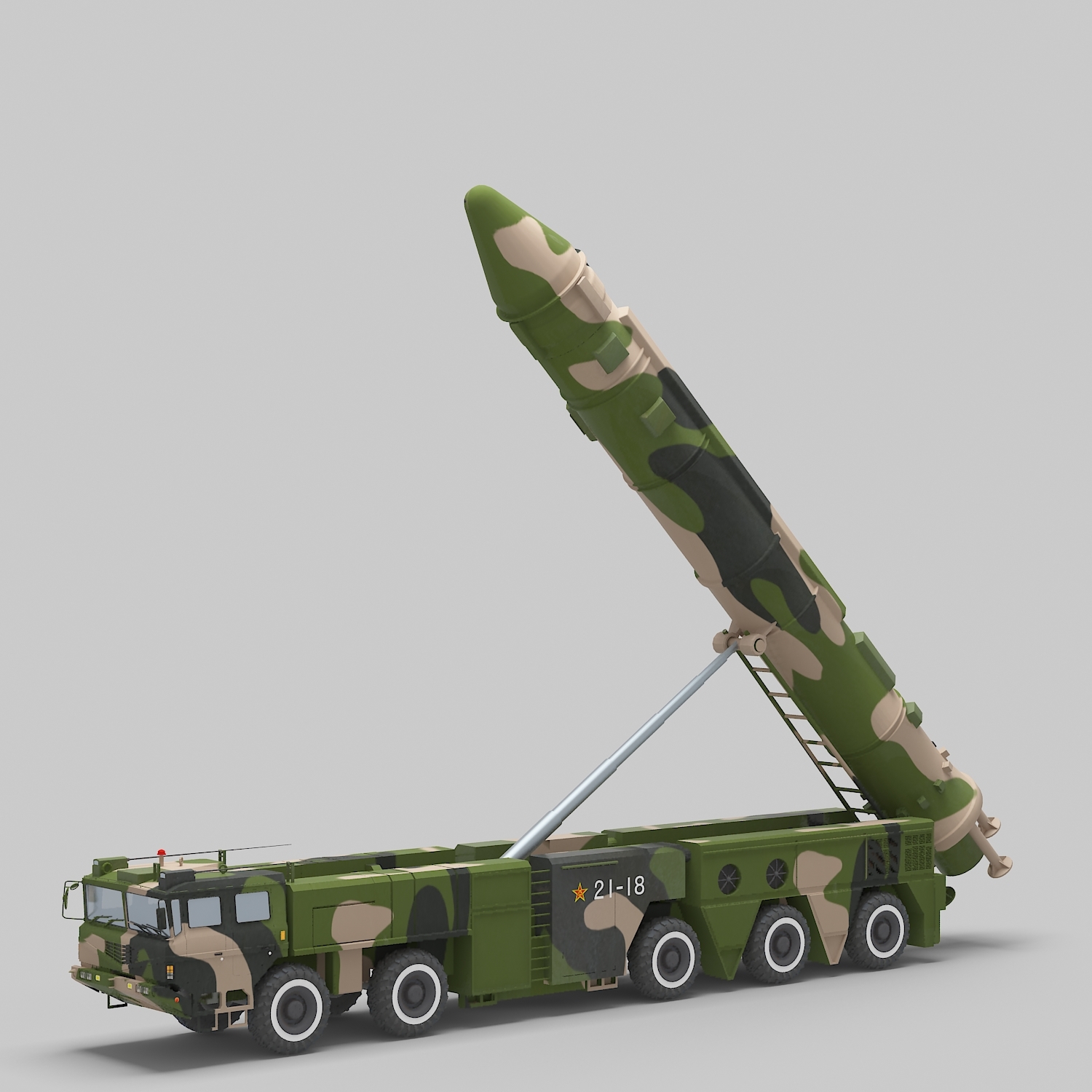 Chinese df-21 missile 3D - TurboSquid 1168845