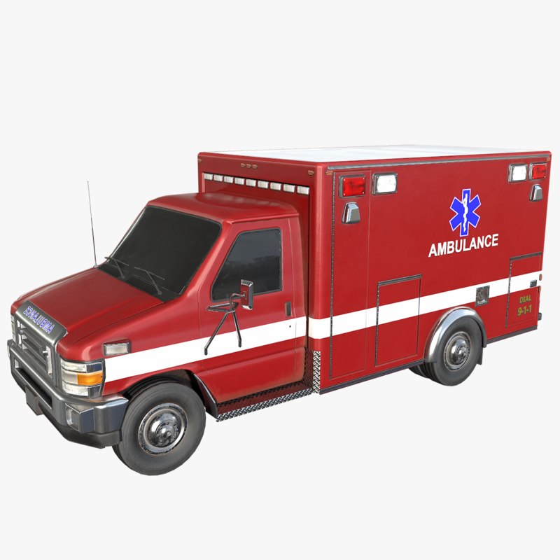 Ambulance asset real 3D - TurboSquid 1168904