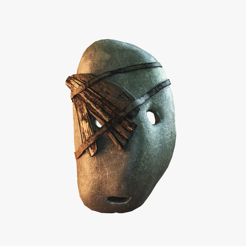 3D stone mask - TurboSquid 1169034