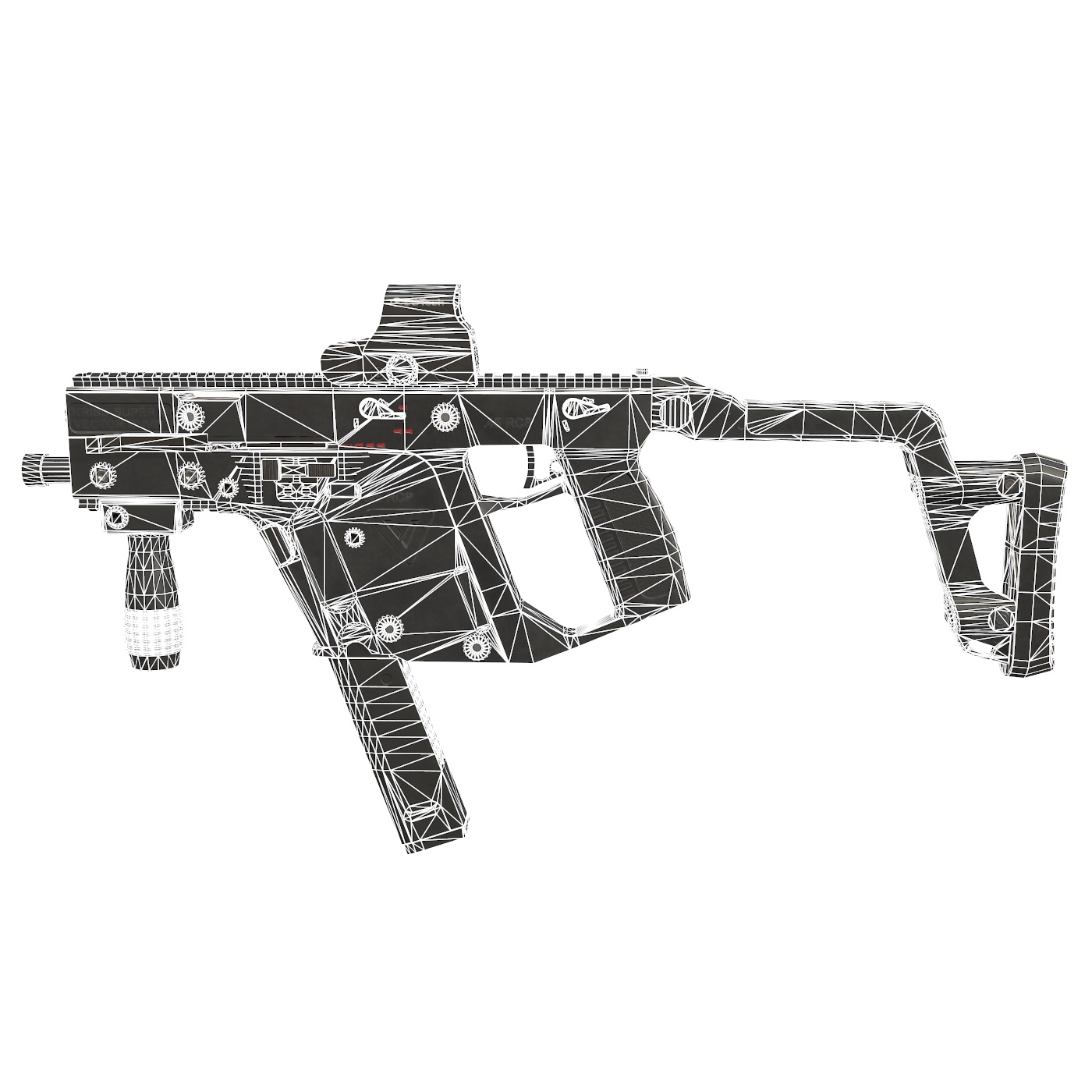 3D model kriss vector rifle - TurboSquid 1169116