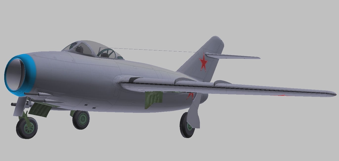 Mig 15 model - TurboSquid 1169144