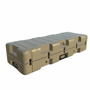 3D model military case