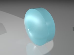axicon lens 3D model