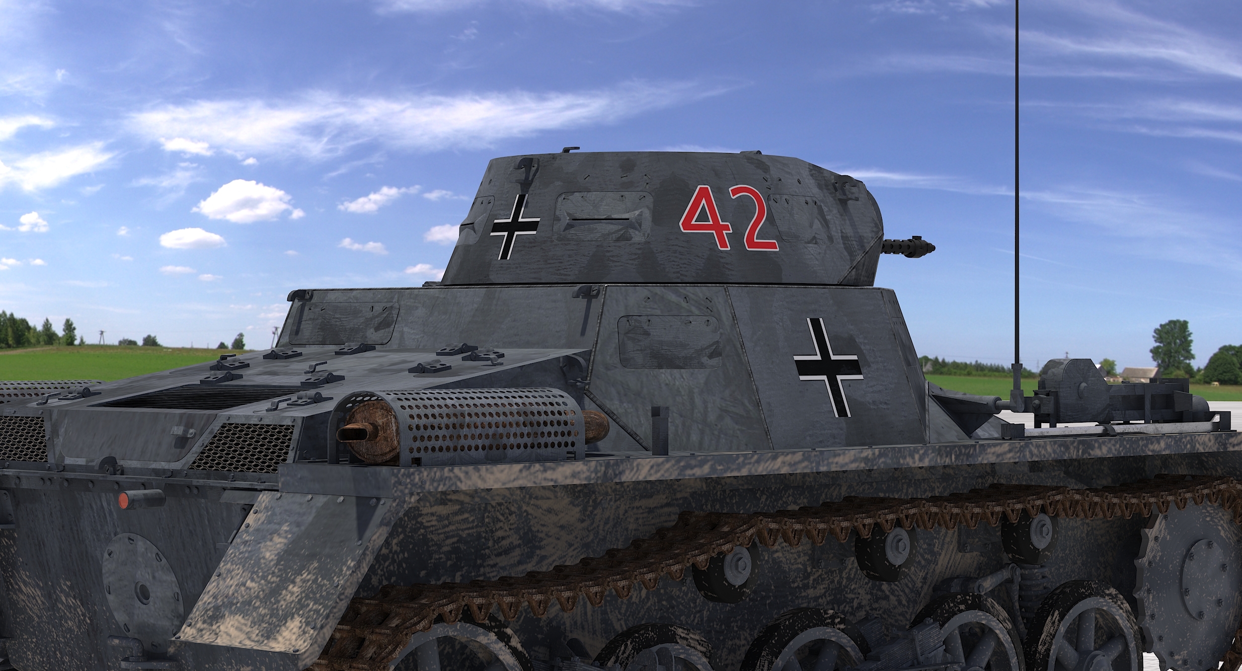 3d panzerkampfwagen i ausf. a sd.kfz.101 model