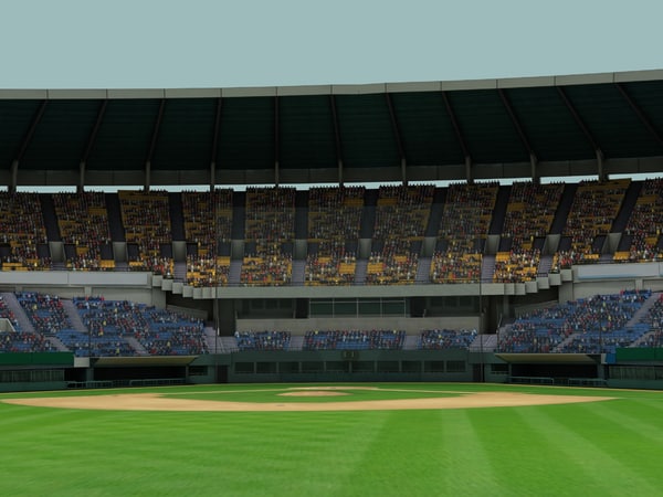 Baseball stadium 3D model - TurboSquid 1169387