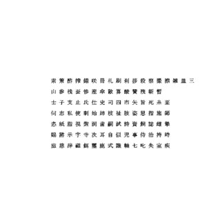 3d text commander chinese font