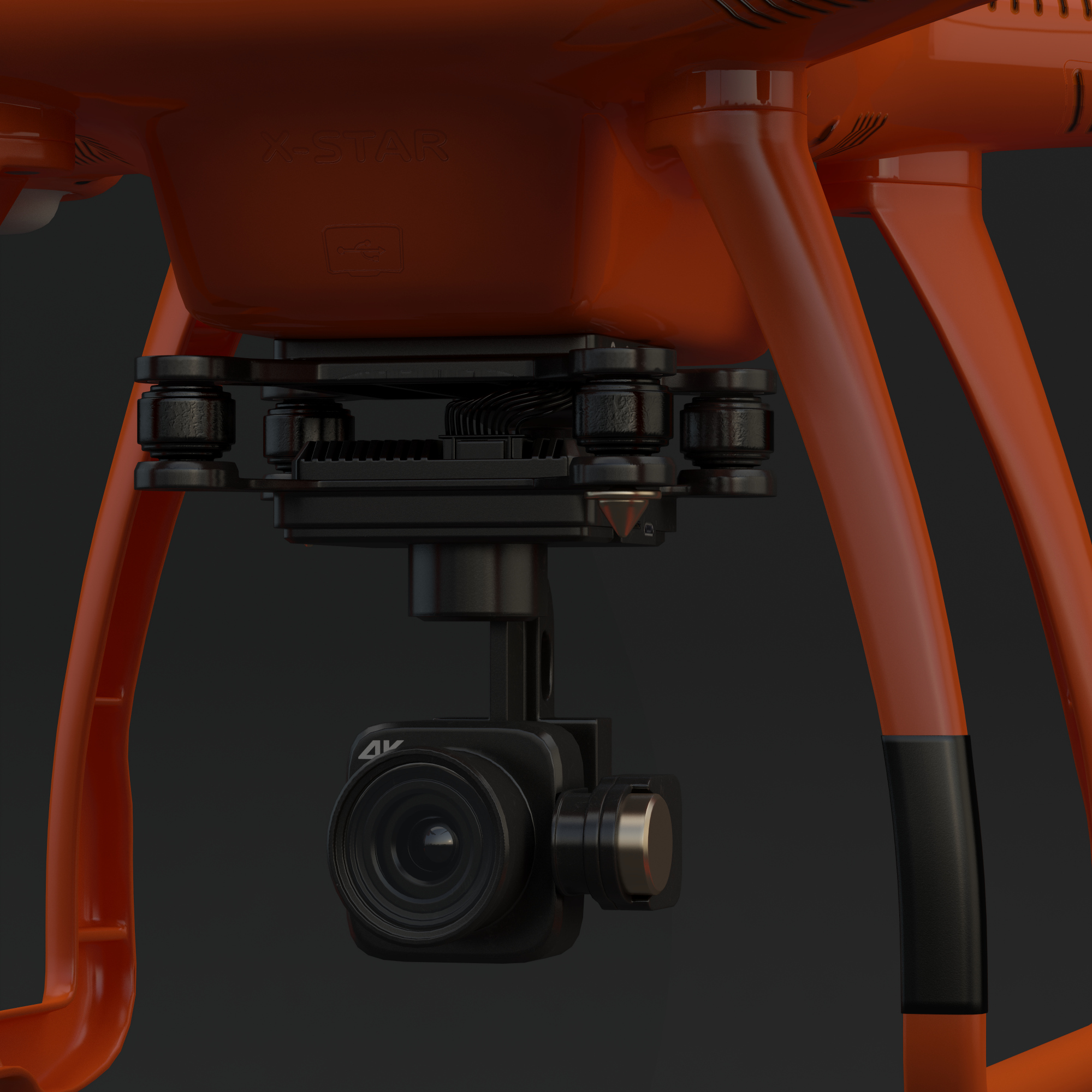 3D autel robotics xstar drone TurboSquid 1169516