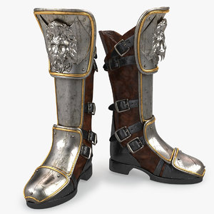 armor boot 3D model