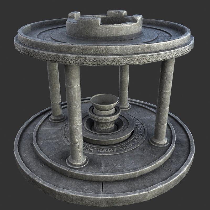 Ancient Altar 3D Model - TurboSquid 1169785