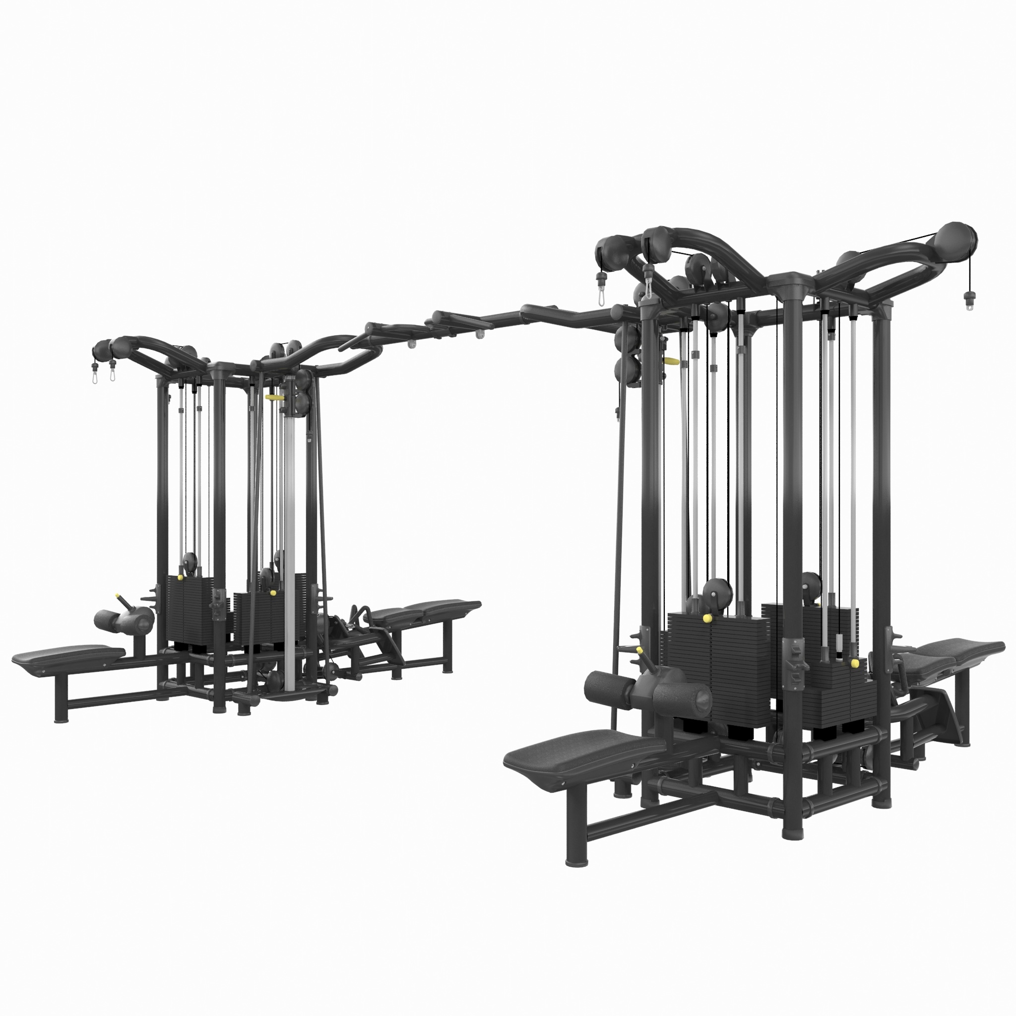 3D cable station 5 gym - TurboSquid 1169797