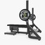 3D bench rack barbell gym