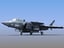 3D prototype stealth jet fighter model
