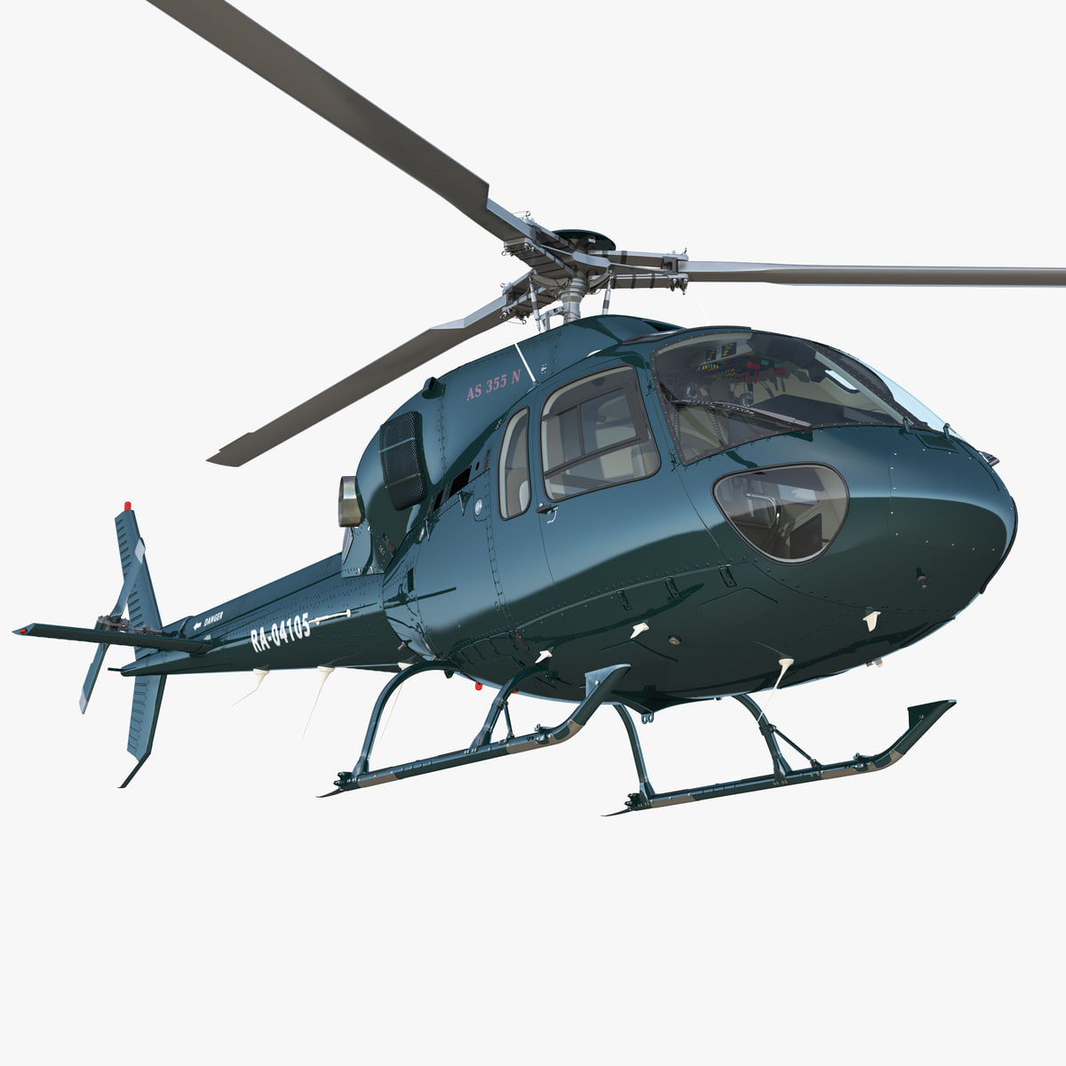 3d helicopter flying