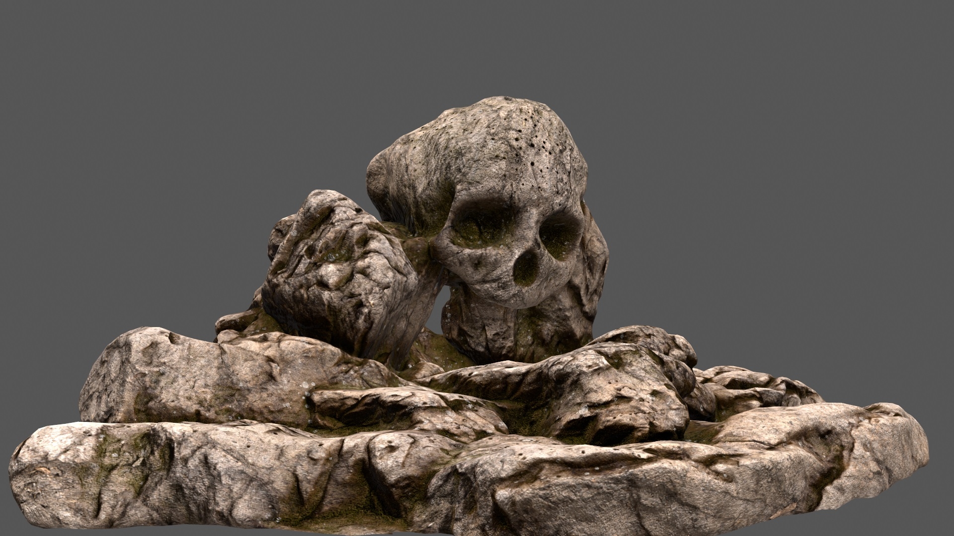 Skull Cave 3d Model Turbosquid 1169926